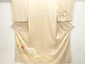 花車模様刺繍訪問着